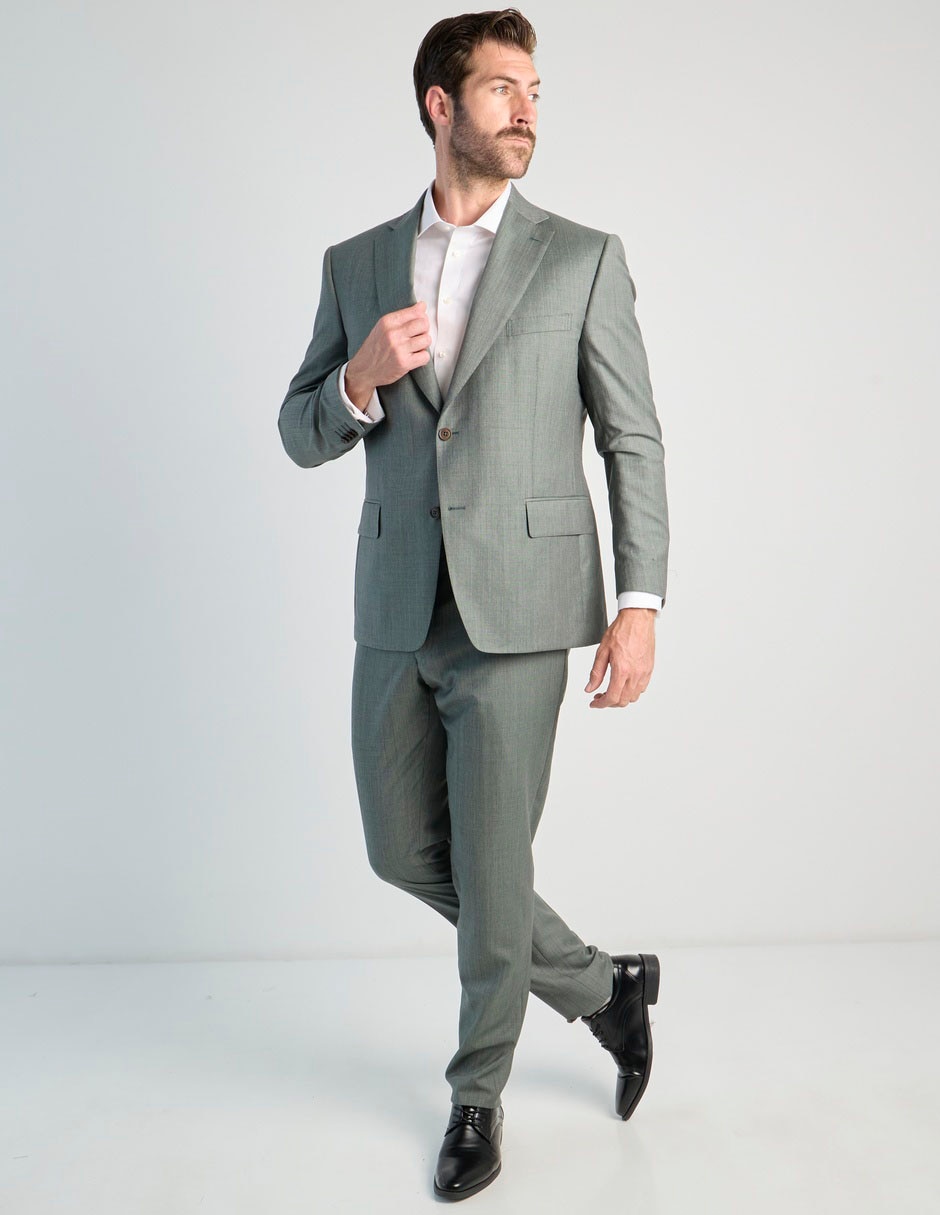 Traje Calderoni Sastreado De Lana Para Hombre