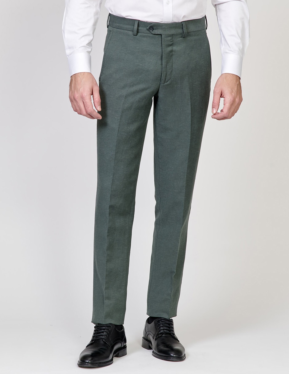 Pantalón de vestir slim para hombre