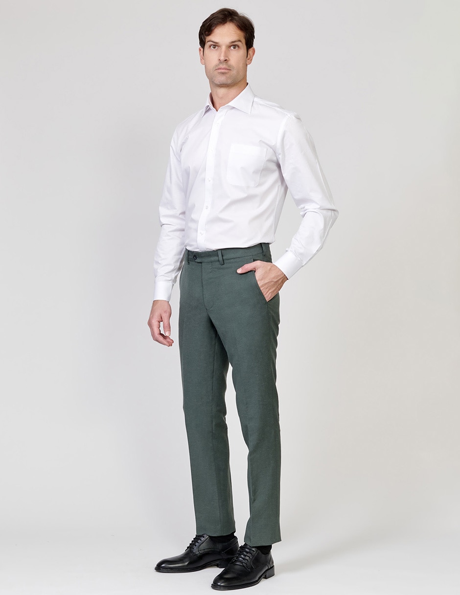 Pantalón de vestir slim para hombre