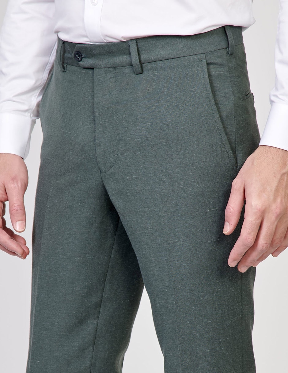 Pantalón de vestir slim para hombre