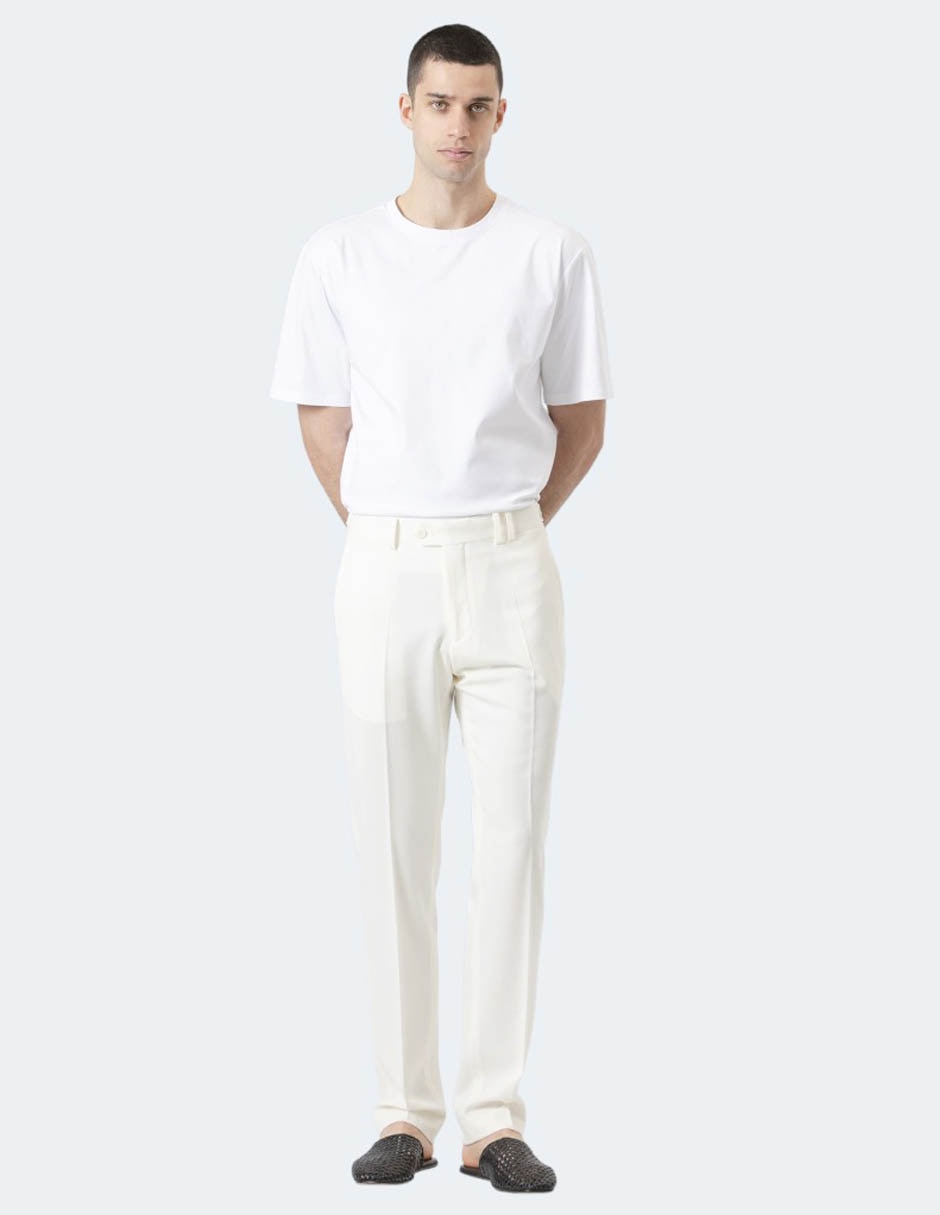 Pantalón de vestir slim puroego para hombre