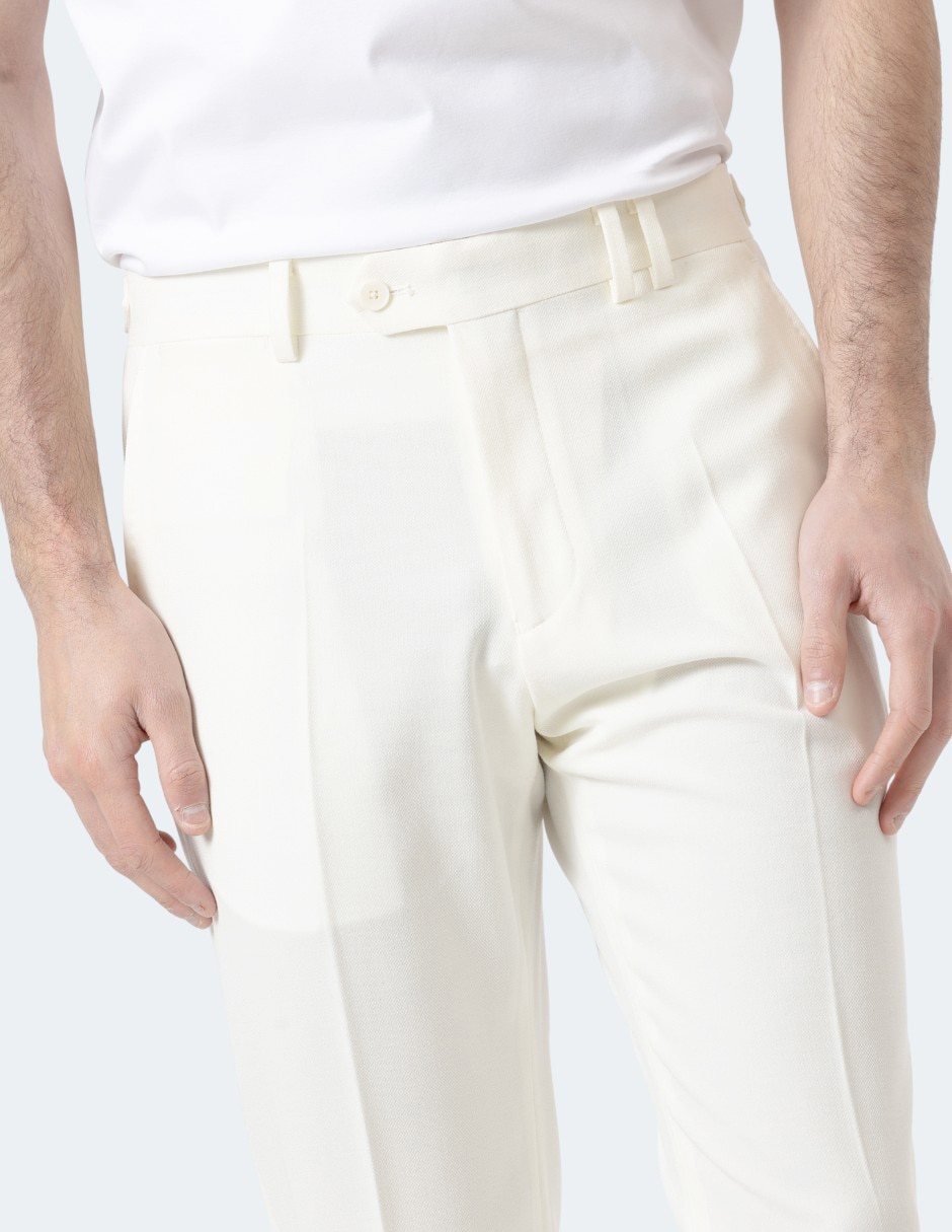 Pantalón de vestir slim puroego para hombre