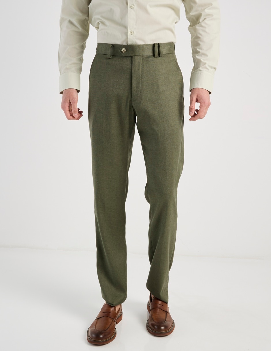 Pantalón de vestir slim para hombre Pantalón de vestir slim para hombre