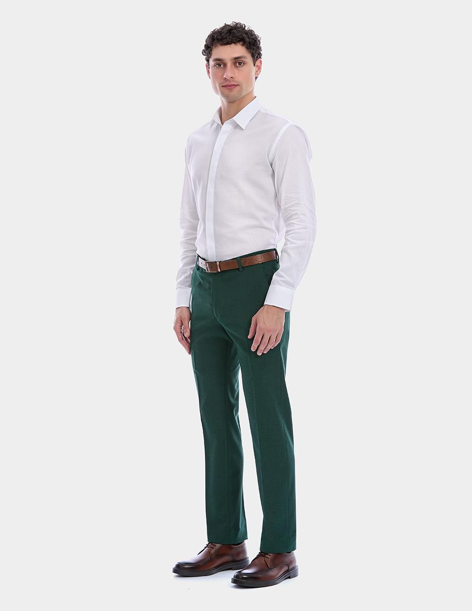 Camisa etiqueta Vittorio Forti de algodón manga larga para hombre