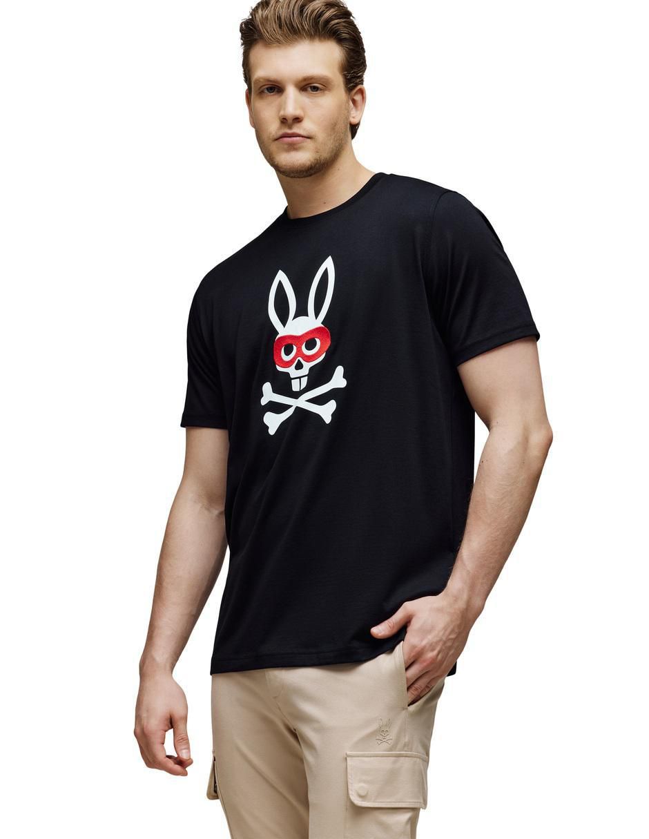 Playera Psycho Bunny cuello redondo para hombre