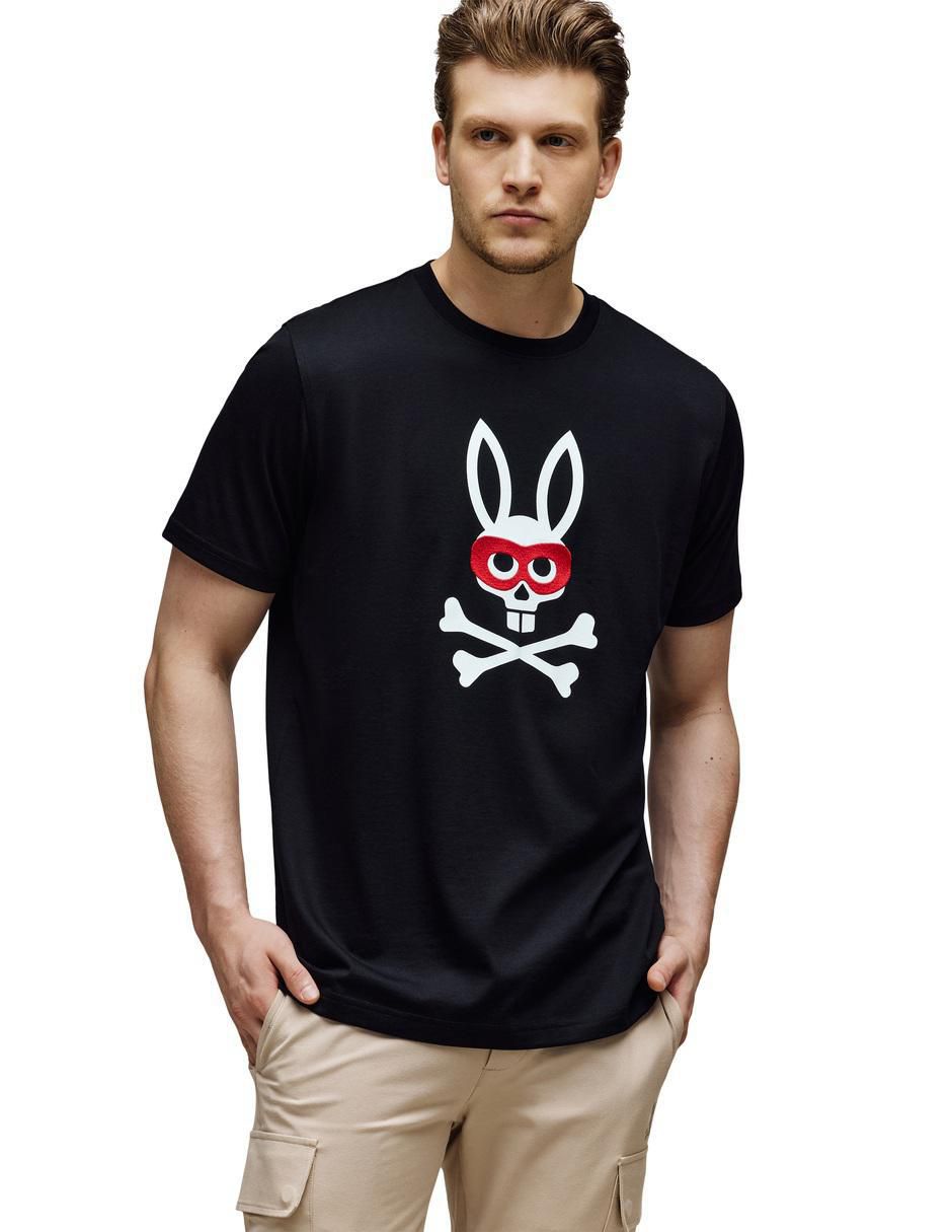 Playera Psycho Bunny cuello redondo para hombre