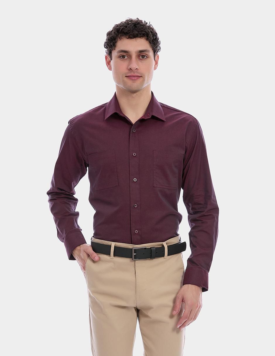 Camisa de vestir Vittorio Forti manga larga para hombre