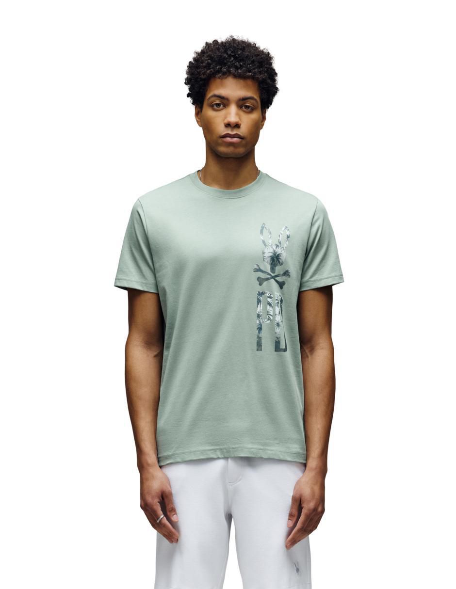 Playera Pycho Bunny Fd25 cuello redondo para hombre