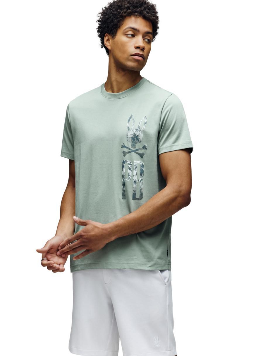 Playera Pycho Bunny Fd25 cuello redondo para hombre