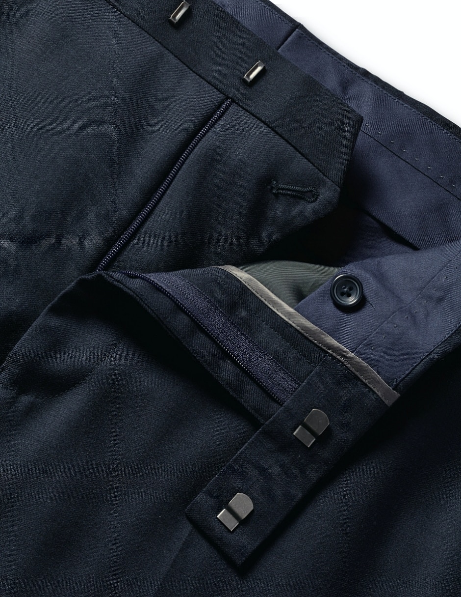 Pantalón formal regular slim y elastano para hombre 2