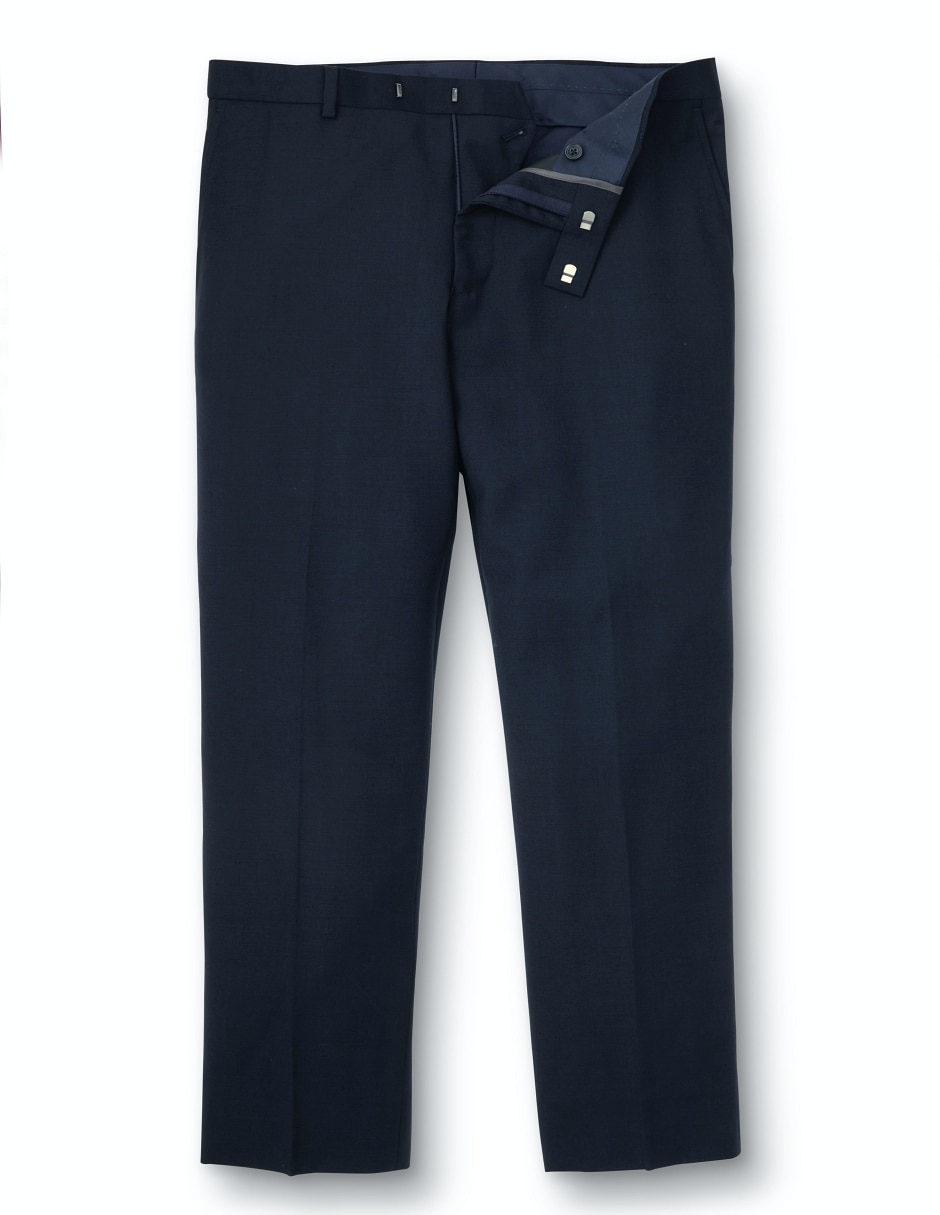 Pantalón formal regular slim y elastano para hombre