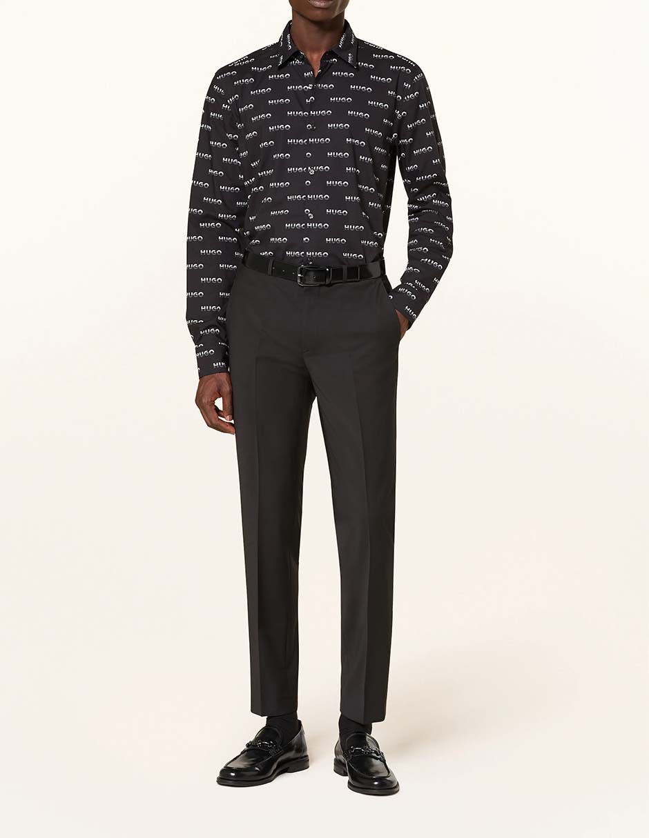 Pantal—n Formal De Vestir Slim De Mezcla Lana Para Hombre Pantal—n Formal De Vestir Slim De Mezcla Lana Para Hombre