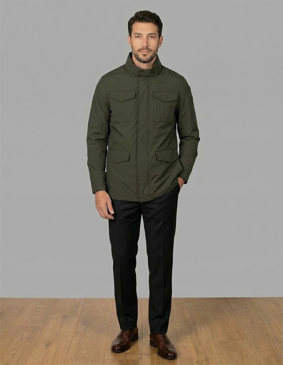 Abrigo Greenlander con bolsillos para hombre