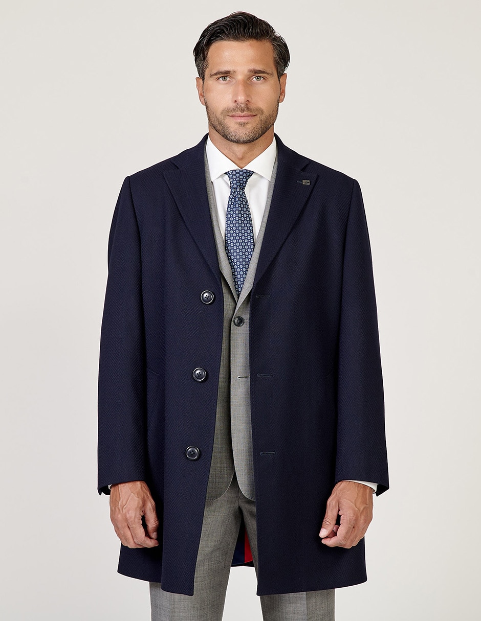 Abrigo con bolsillos para hombre Abrigo con bolsillos para hombre