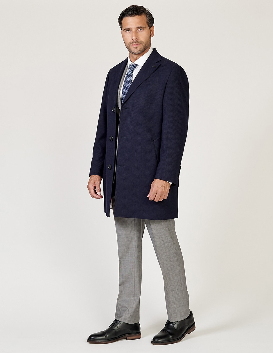 Abrigo con bolsillos para hombre 4