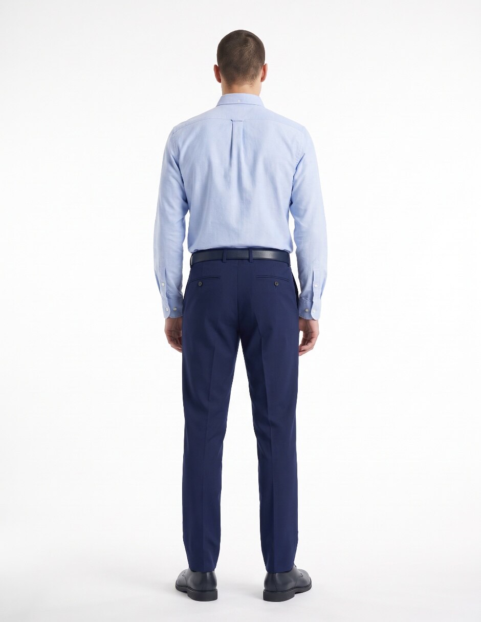 Pantalón Formal De vestir Slim de Poliéster para hombre 2
