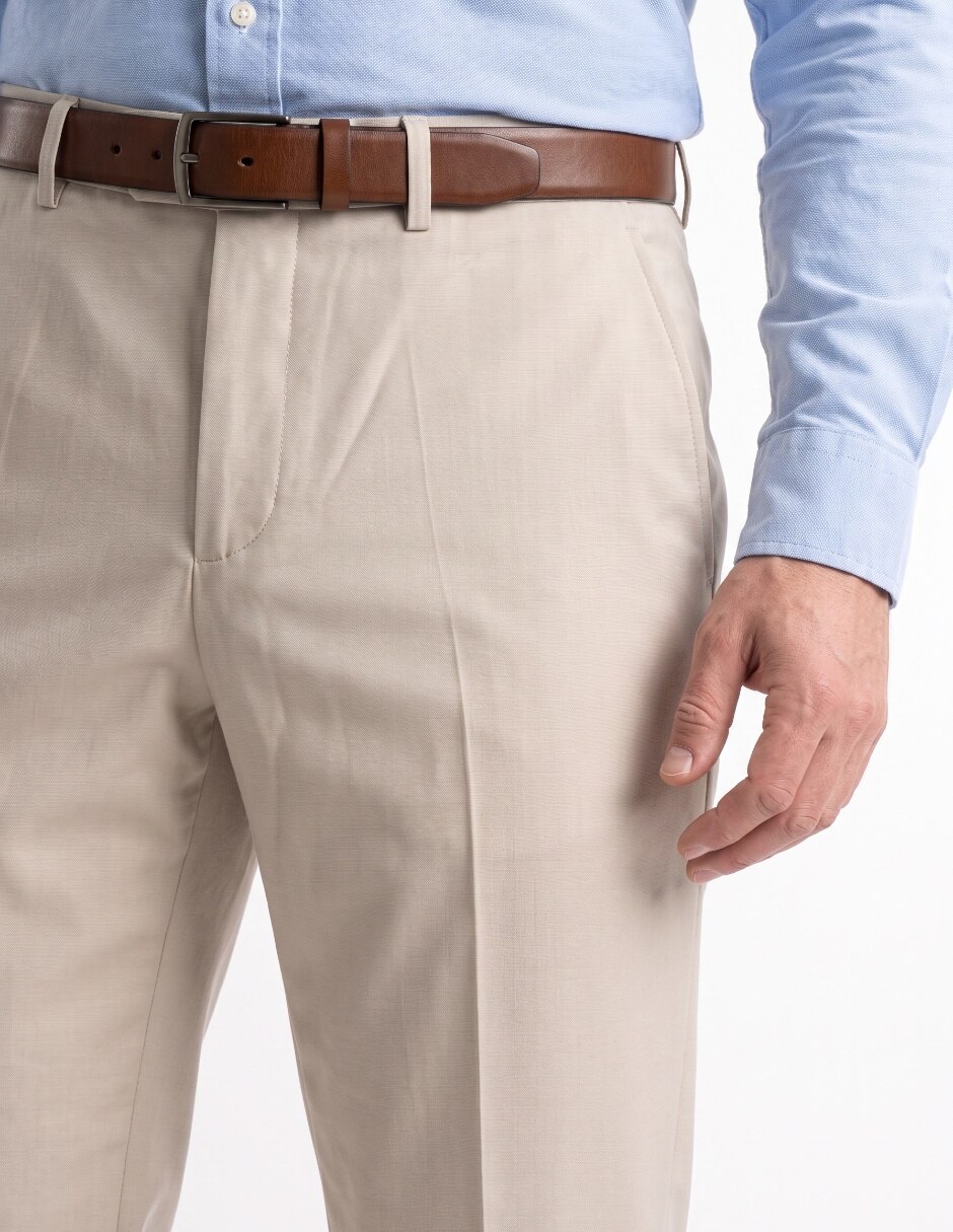 Pantalón Formal De vestir Regular HAGGAR de Poliéster y viscosa para hombre 4