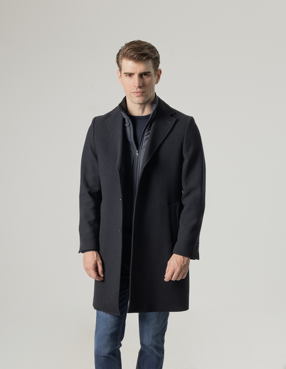 Abrigo con bolsillos para hombre Abrigo con bolsillos para hombre