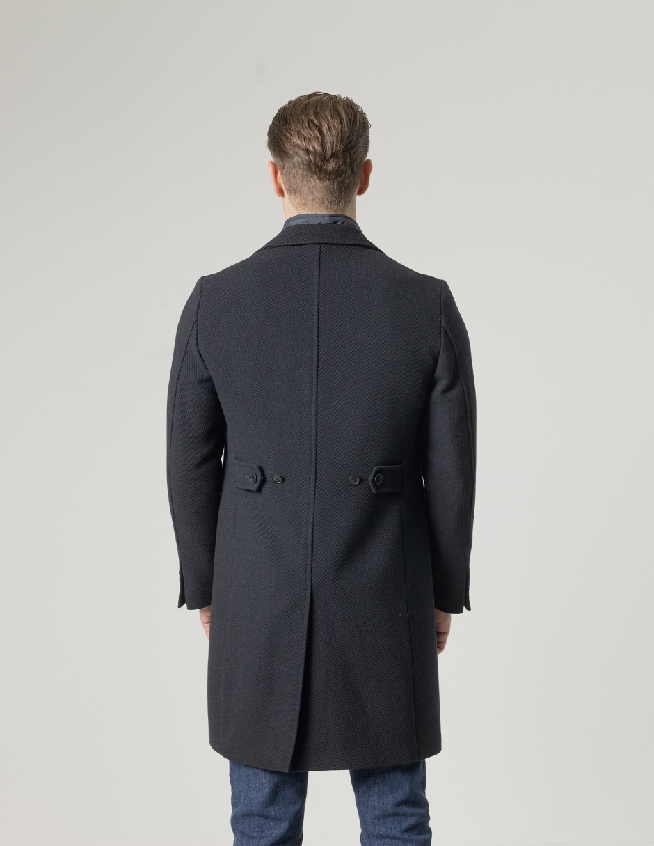 Abrigo con bolsillos para hombre 2