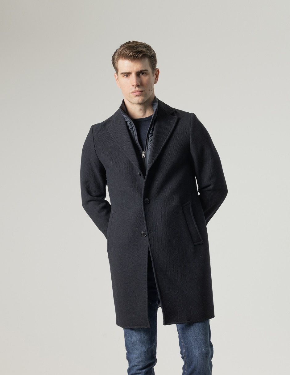 Abrigo con bolsillos para hombre 3