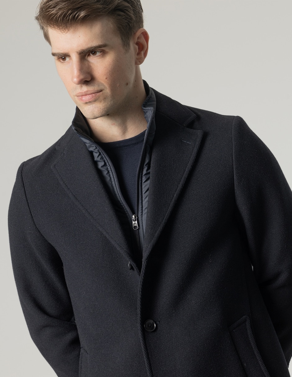 Abrigo con bolsillos para hombre 4