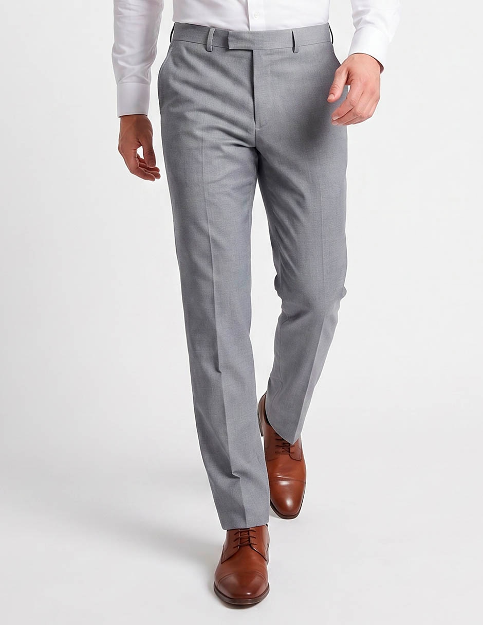 Pantalón formal de vestir slim para hombre