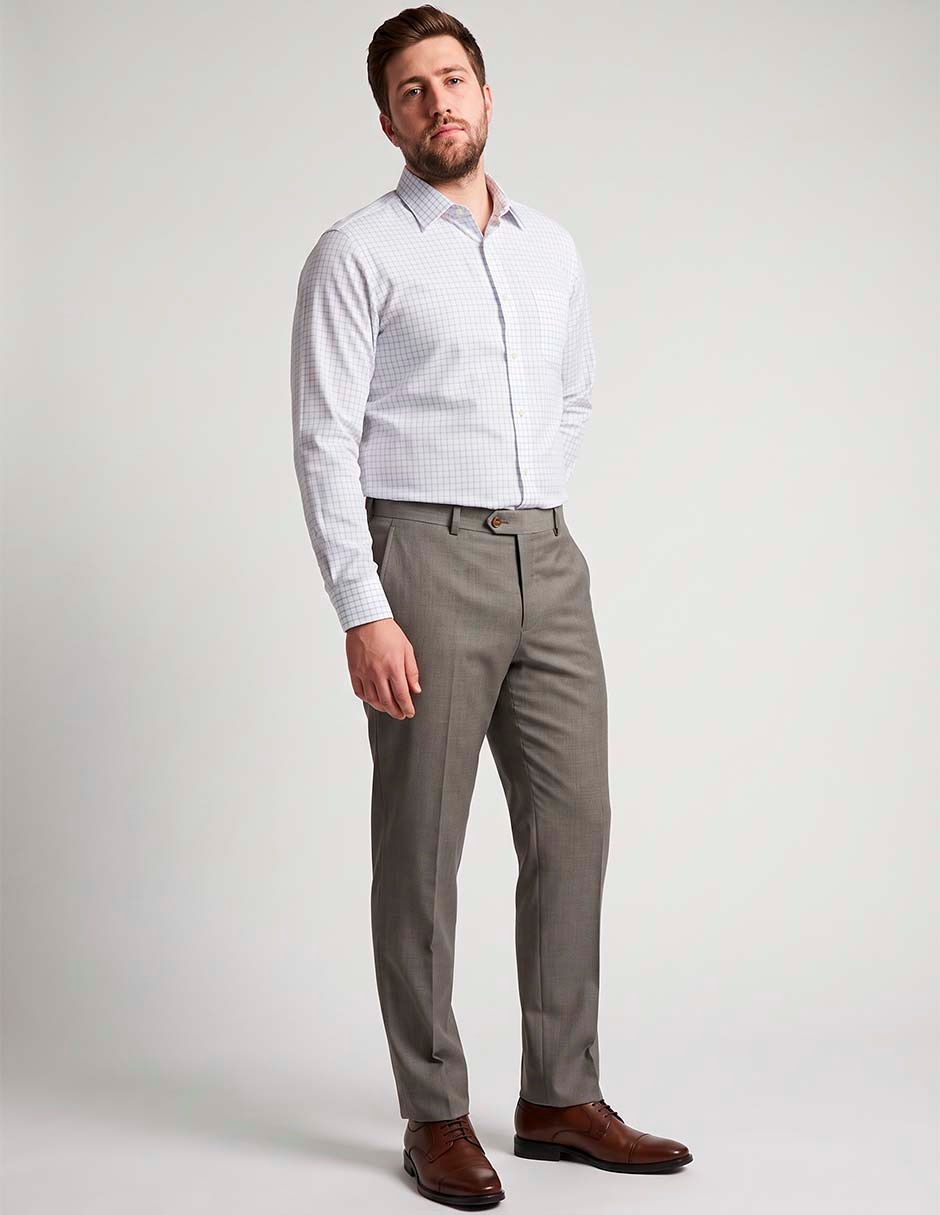 Pantalón de vestir de lana para hombre Pantalón de vestir de lana para hombre