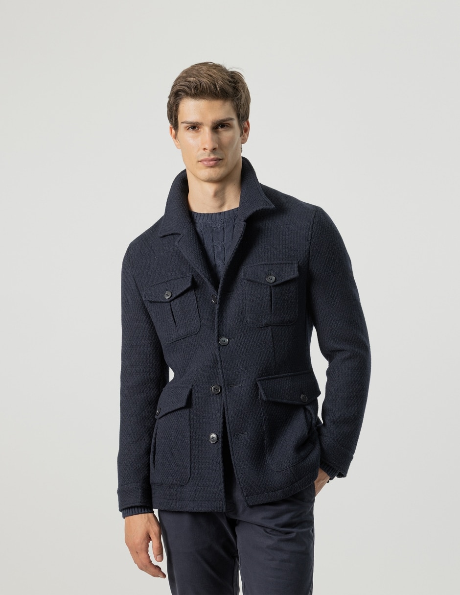 Abrigo con bolsillos para hombre Abrigo con bolsillos para hombre