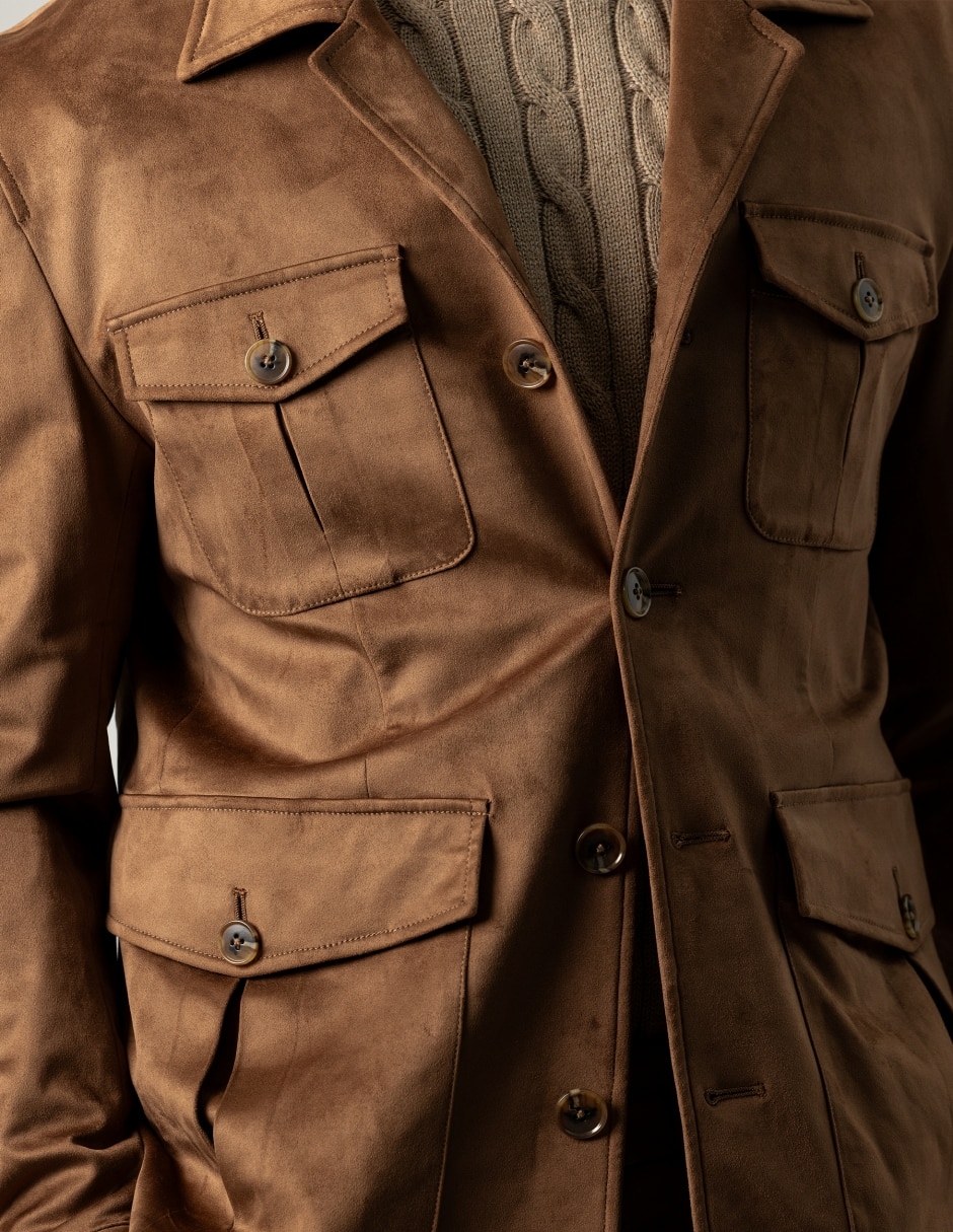Abrigo con bolsillos para hombre 3