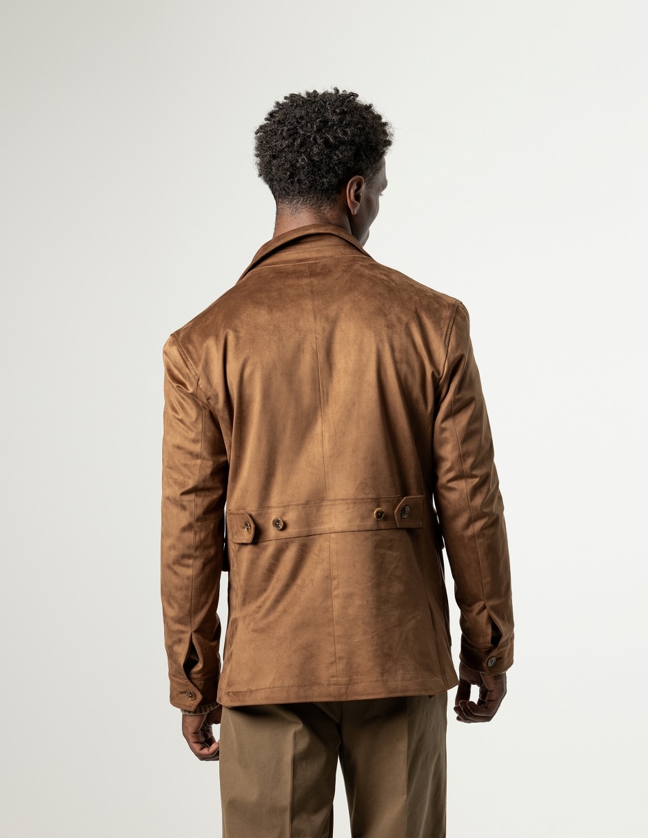 Abrigo con bolsillos para hombre 4