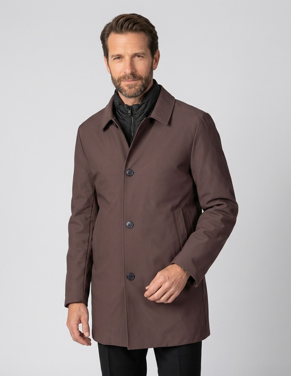 Abrigo con bolsillos para hombre Abrigo con bolsillos para hombre