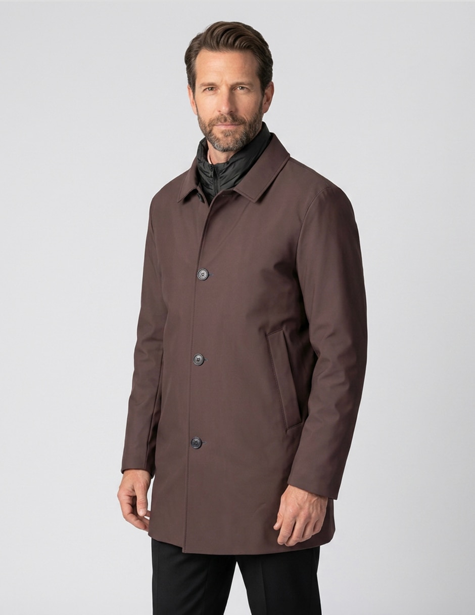 Abrigo con bolsillos para hombre 2