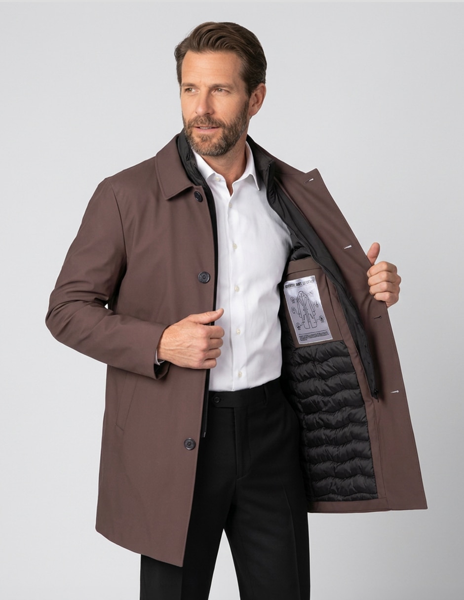 Abrigo con bolsillos para hombre 3