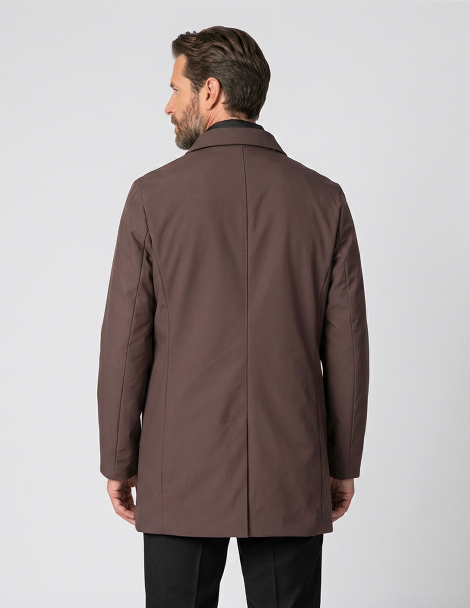 Abrigo con bolsillos para hombre 4
