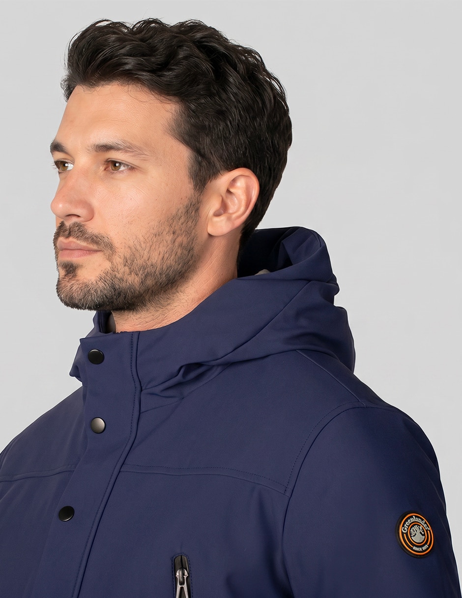 Abrigo con capucha para hombre 3