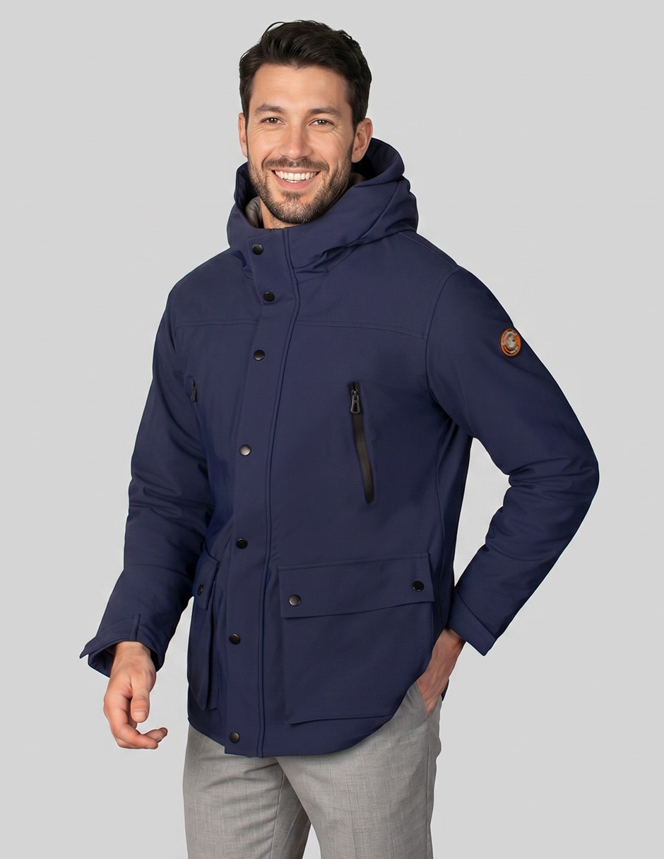 Abrigo con capucha para hombre 6
