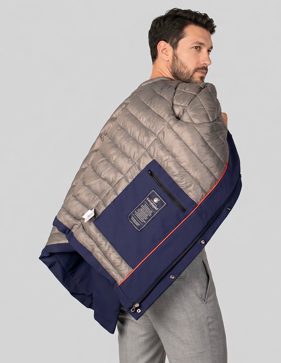 Abrigo con capucha para hombre 7