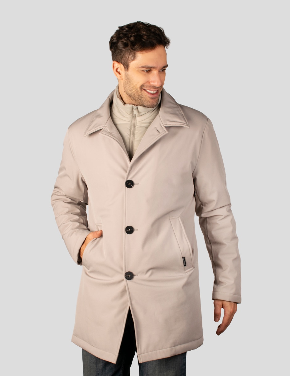 Abrigo con bolsillos para hombre Abrigo con bolsillos para hombre