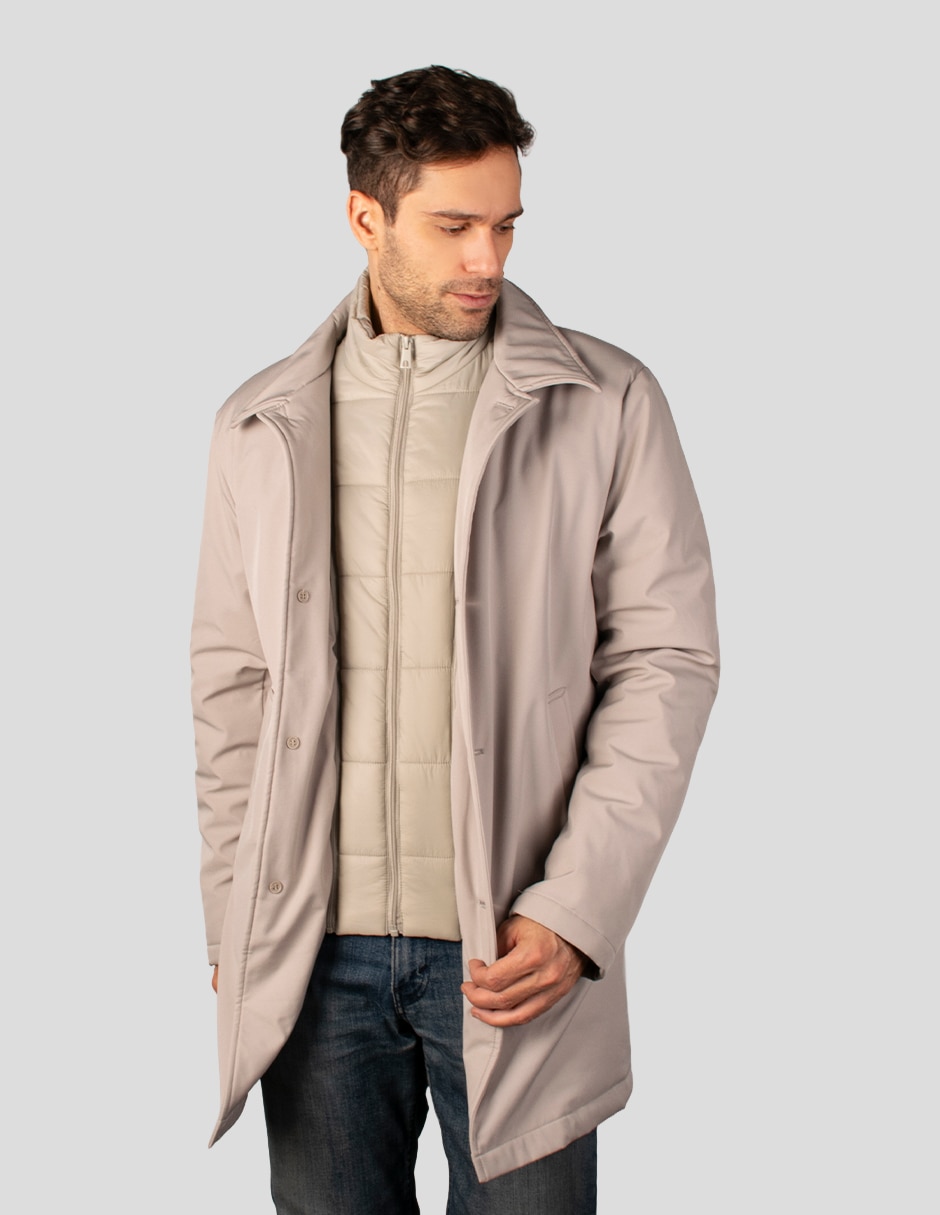 Abrigo con bolsillos para hombre 2