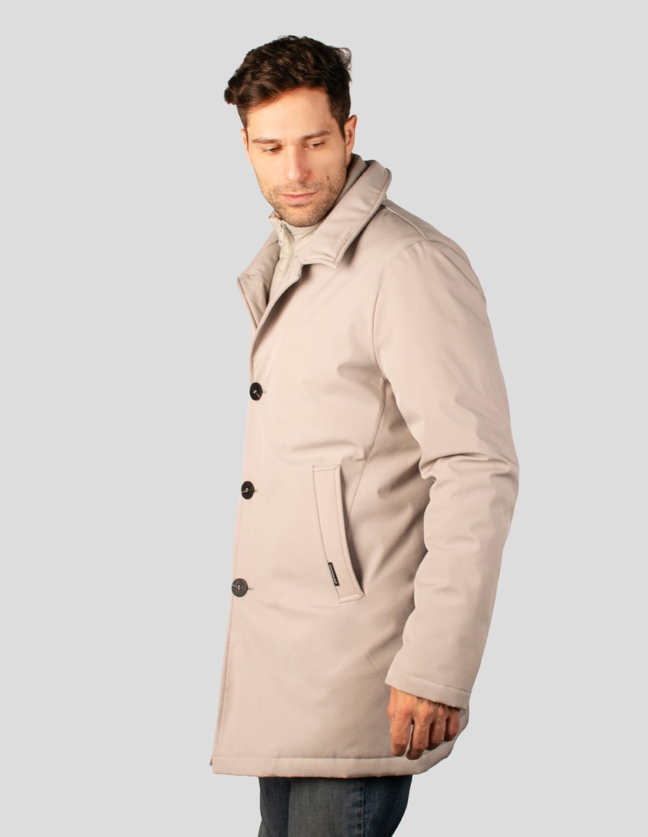Abrigo con bolsillos para hombre 4