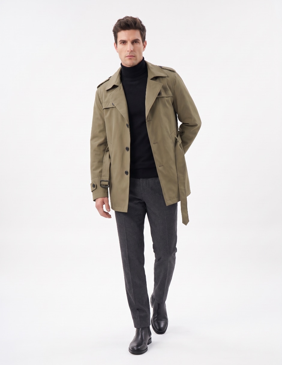 Abrigo con bolsillos para hombre Abrigo con bolsillos para hombre