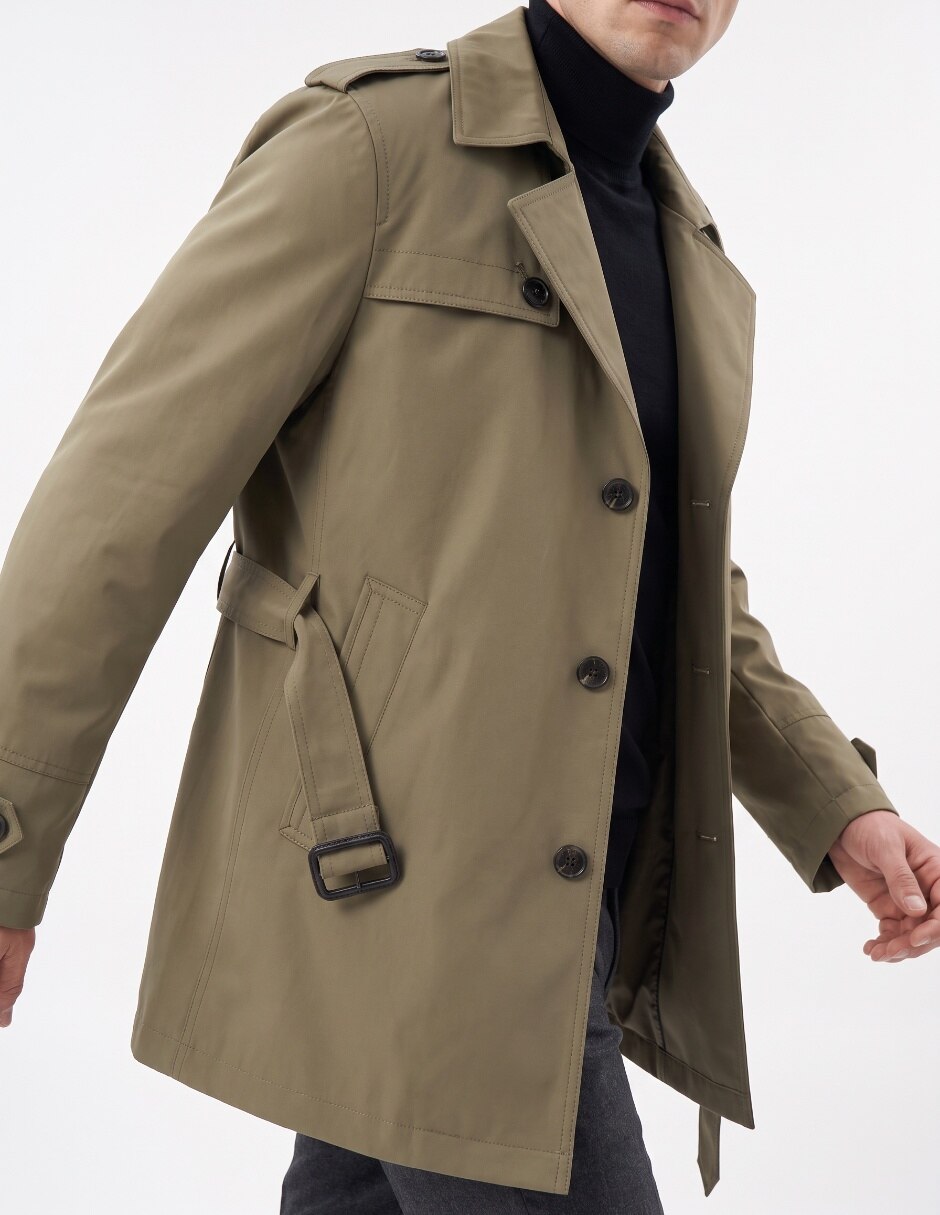 Abrigo con bolsillos para hombre 4