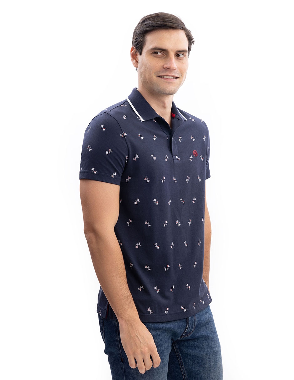 Playera cuello polo para hombre