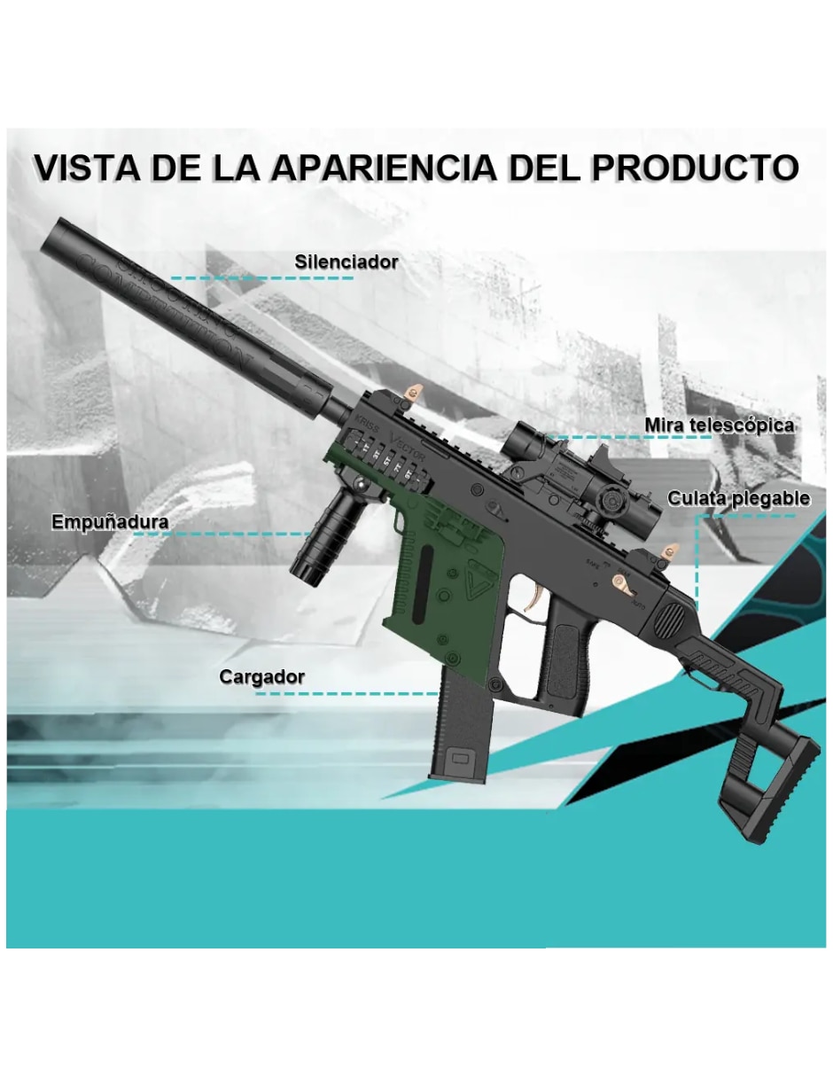 Lanzador de hidrogel Genérica pistola hidrogel
